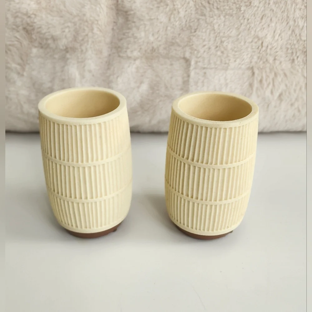 Tumblers Set Of 2 Roselli Trading Company Navajo Ceramic MSRP $95.00